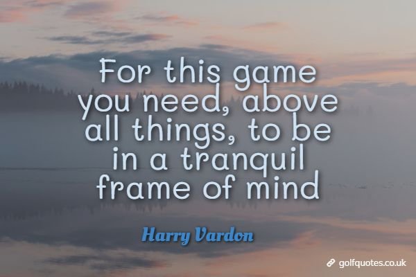 For this game you need, above all things, to be in a tranquil frame of mind